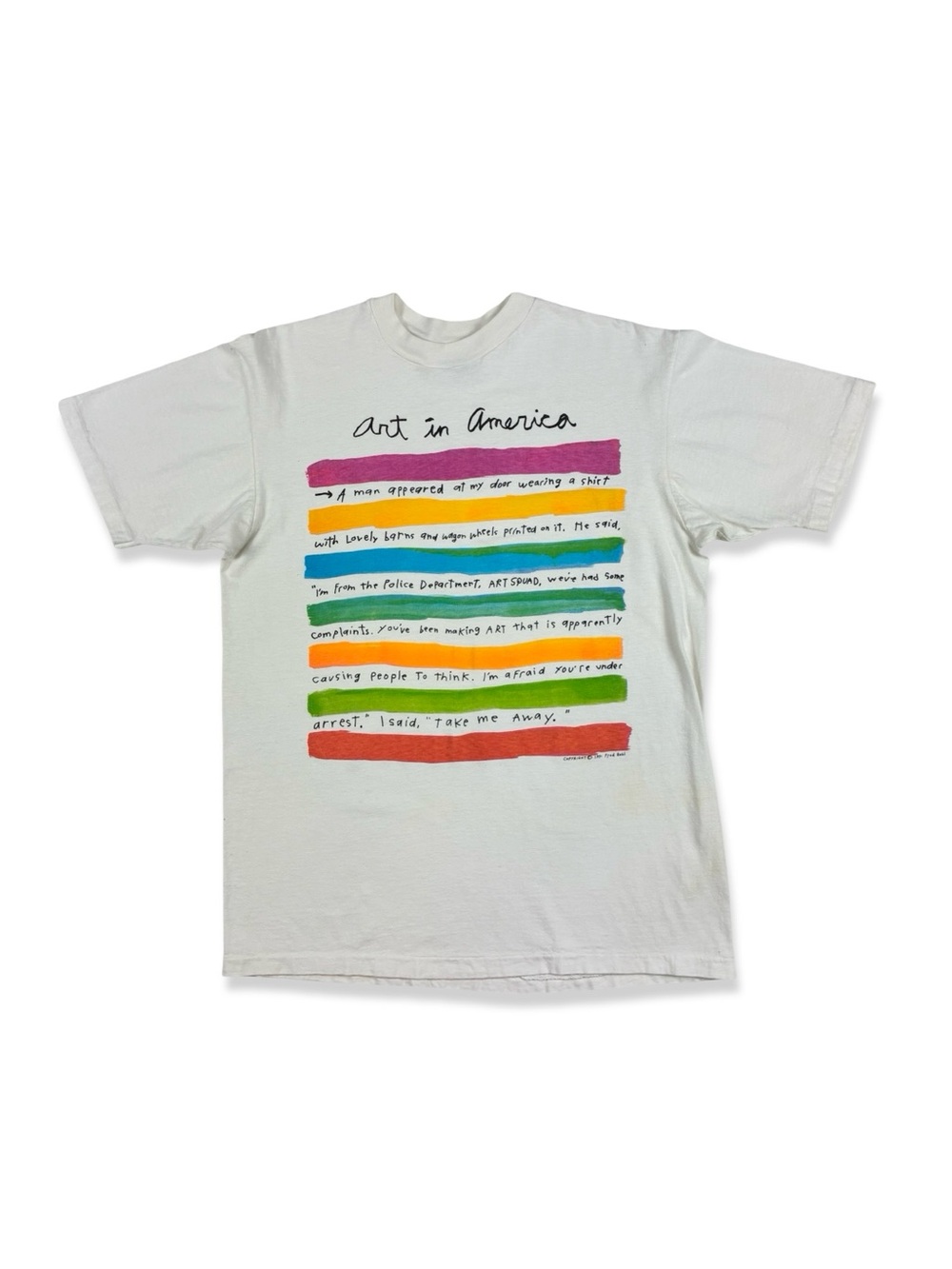 Fred Babb Vintage 1991 Art In America T-Shirt